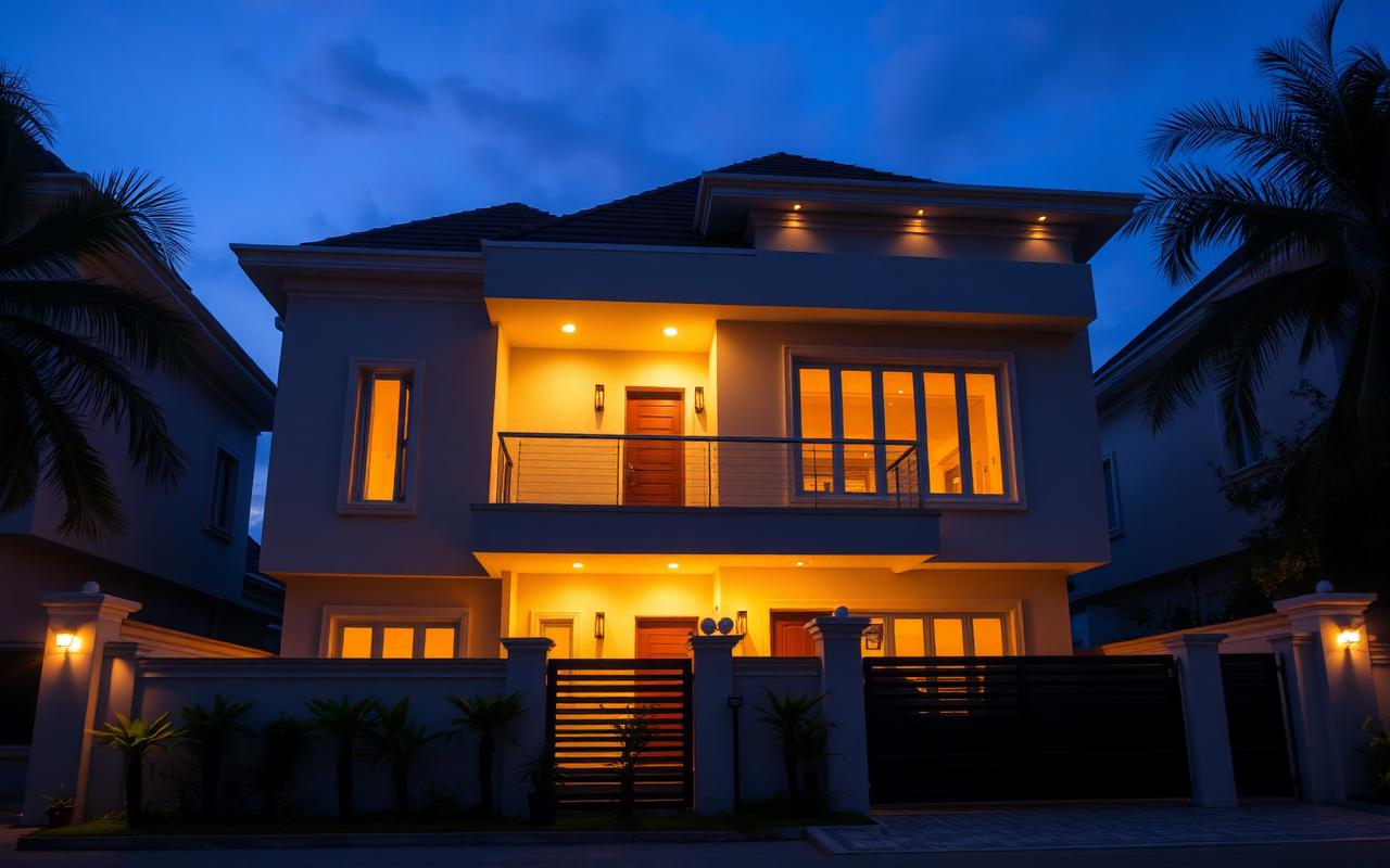 6-camera CCTV install for a Lekki residence
